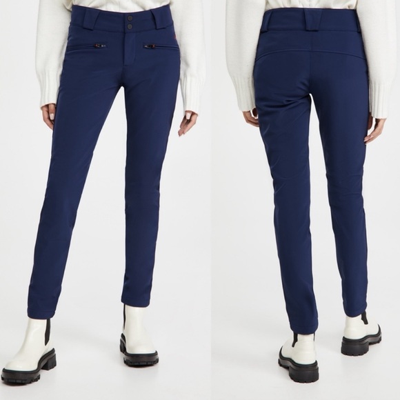 Perfect Moment Aurora skinny ski pants in navy - Picture 2 of 6